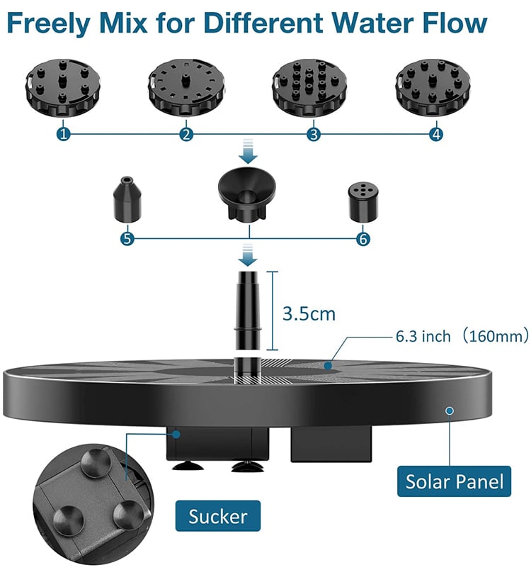 🔥ONLY TODAY 49% OFF🔥Solar Powered Water Pump