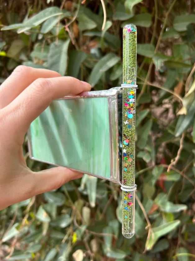 🔮 Mini AuraScope – A Stained Glass Kaleidoscope of Whimsy & Light ✨