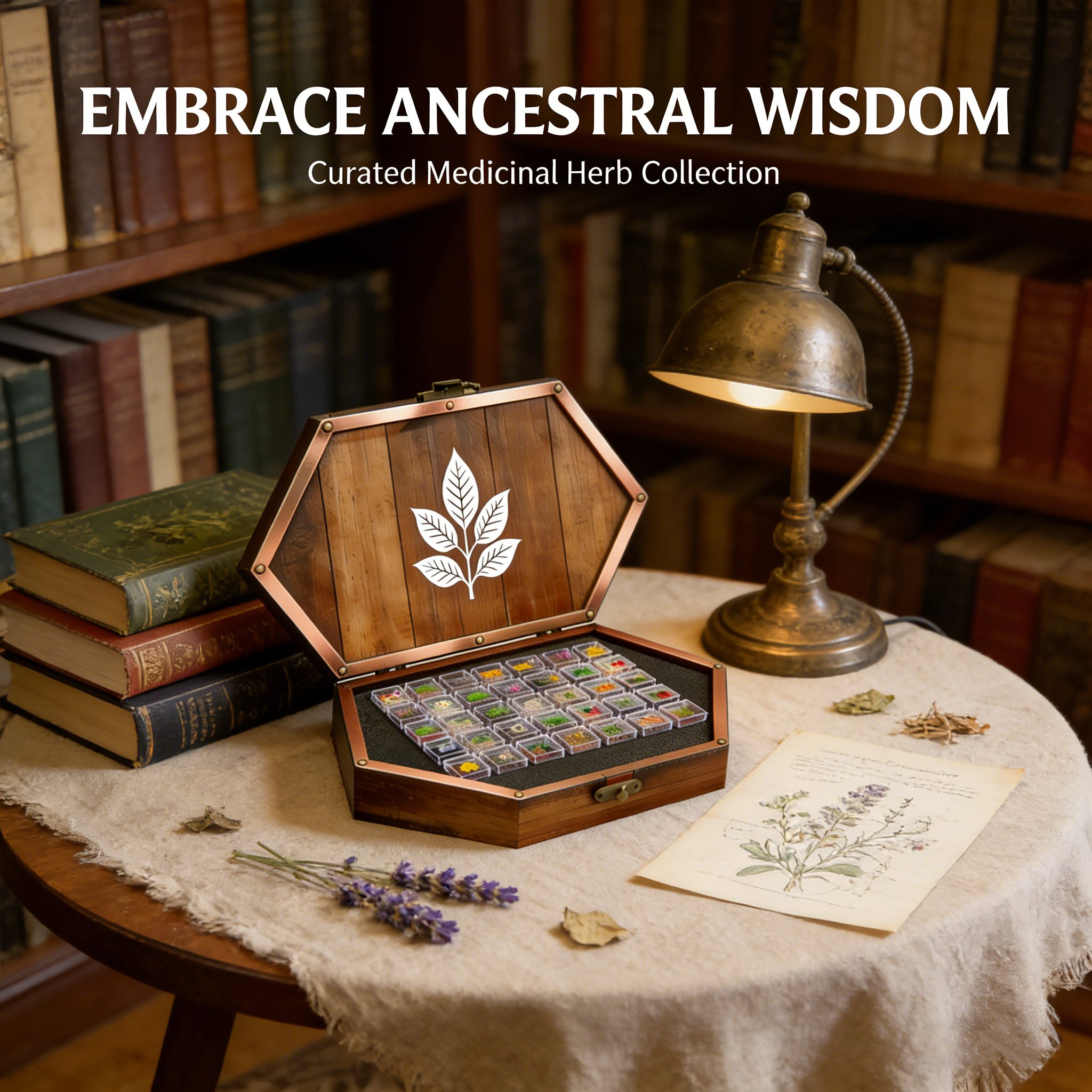 🔥 New Year Hot Sale 49% OFF🌿🧺The Ancestral Apothecary Seed Chest: 40 Varieties of Medicinal Herb Seeds 🌱