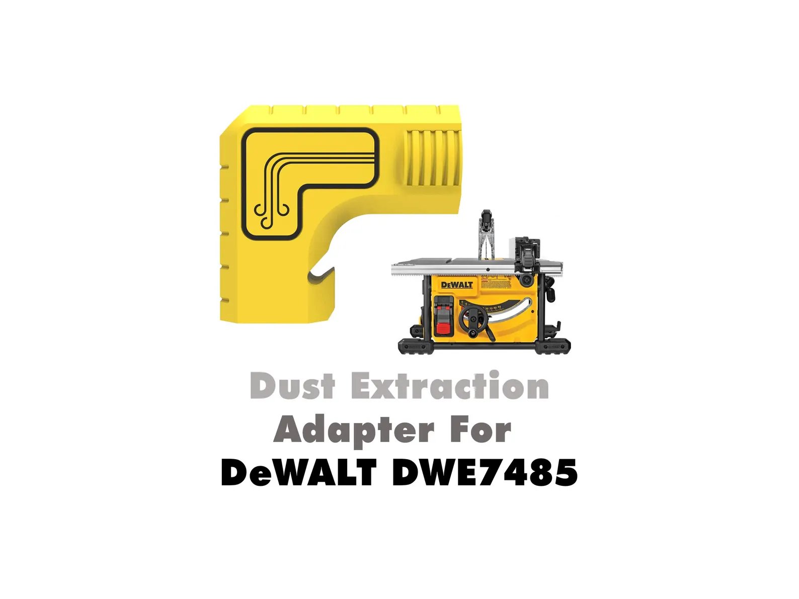 🔥 New Year Hot Sale 49% OFF🛠️DeWalt Table Saw Dust Extraction Adapter🪵✨