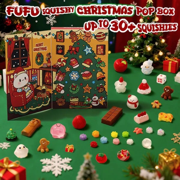 🔥Black Friday 24H Flash Sale OFF🎄30pcs Random Christmas Squishy Pop Box – Limited Holiday Edition⭐