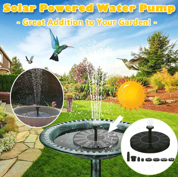 🔥ONLY TODAY 49% OFF🔥Solar Powered Water Pump