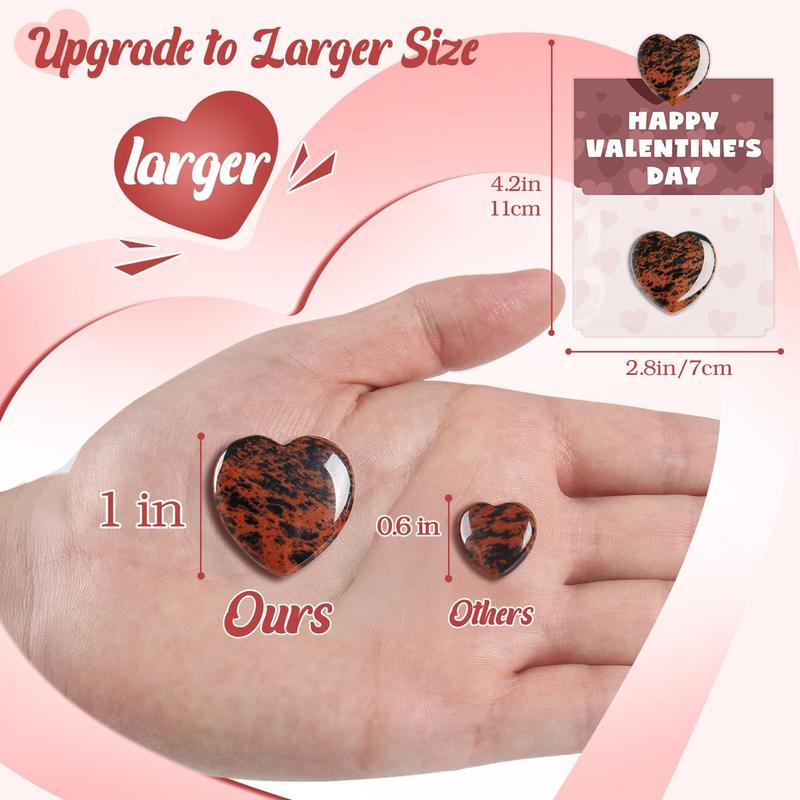 🔥 New Year Hot Sale 49% OFF💖💎 Valentine's Day Gem Gifts for Kids & Adults – 24 Pack Prefilled Cards with Heart-Shaped Gemstones💕💎