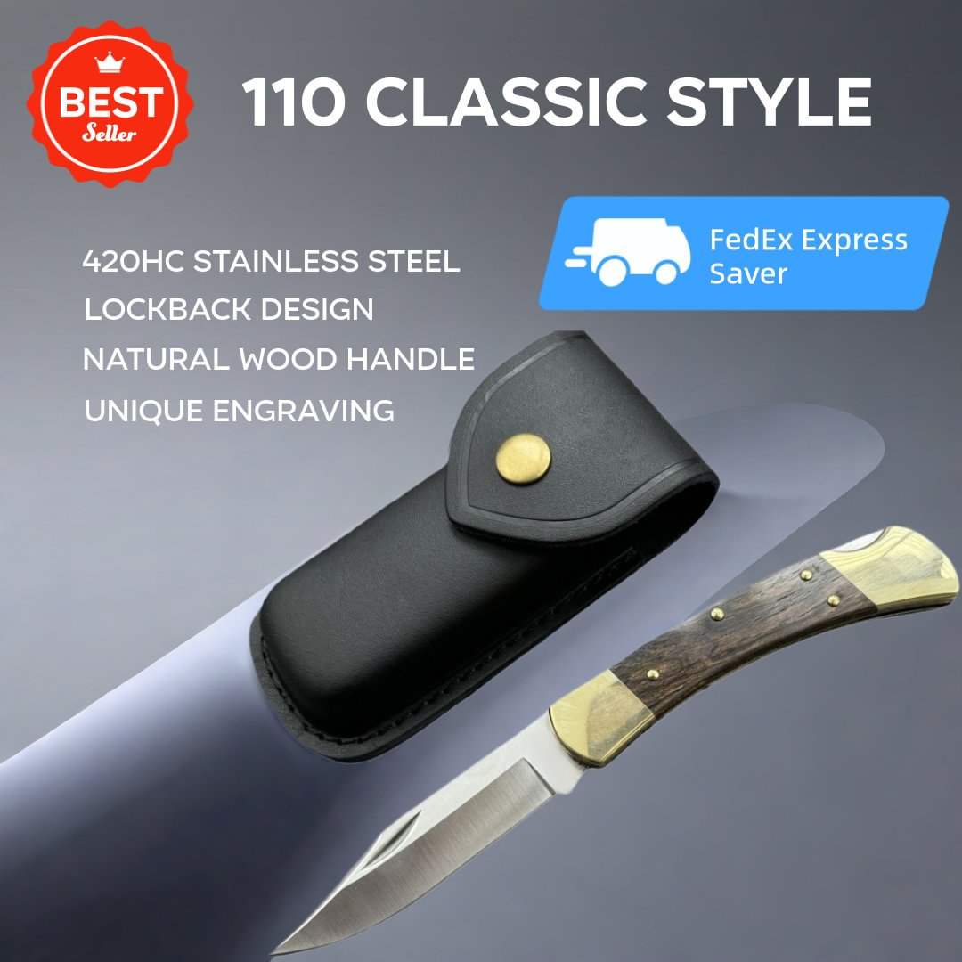⚡Last Day 70% OFF丨BUCK 110 Automatic Elite Hardness Hydraulic Knife🔥Buy 2 Free Shipping Only Today