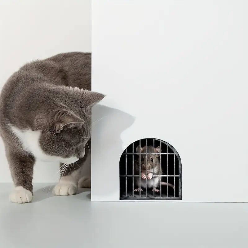 🔥Limited Time Offer!🐭3D Mouse Wall Stickers