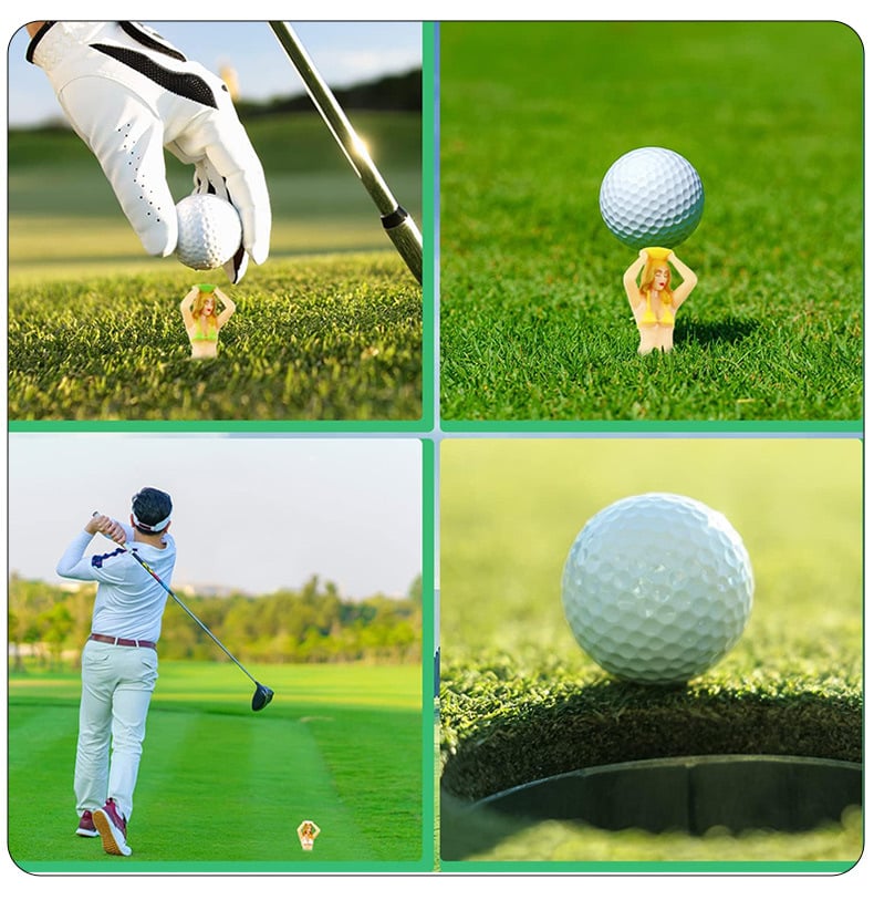 🔥 New Year Hot Sale 49% OFF🤣🏌️ 6PCS Funny Golf Tees — Add Humor to Every Tee Shot.🎁⛳