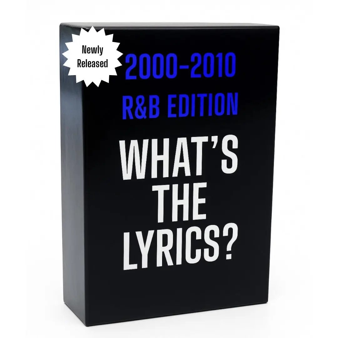🔥Last Day 49% OFF -🎶🎤2000-2010 R&B Edition Finish the Lyric & R&B Trivia Card Game for 2000s-2010s Fans✨