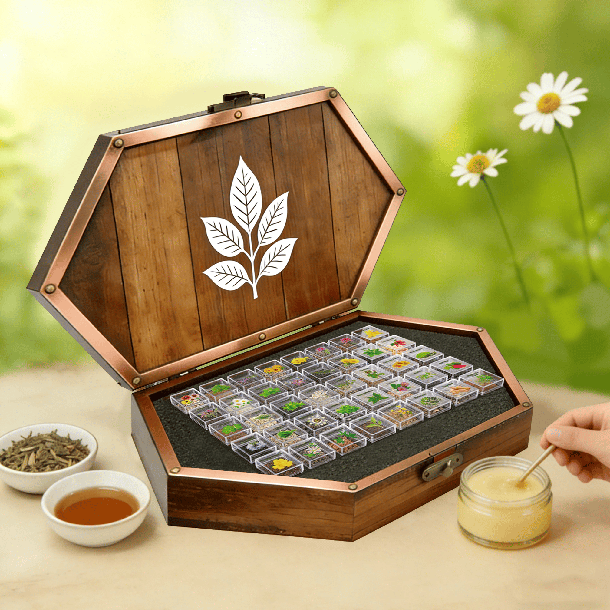🔥 New Year Hot Sale 49% OFF🌿🧺The Ancestral Apothecary Seed Chest: 40 Varieties of Medicinal Herb Seeds 🌱
