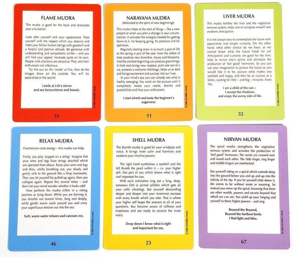 🔥 New Year Hot Sale 49% OFF🙌🧘‍♀️ MUDRA Cards for Body, Mind & Spirit — A Handy Course in Yoga & Spiritual Meditation 📿🌿