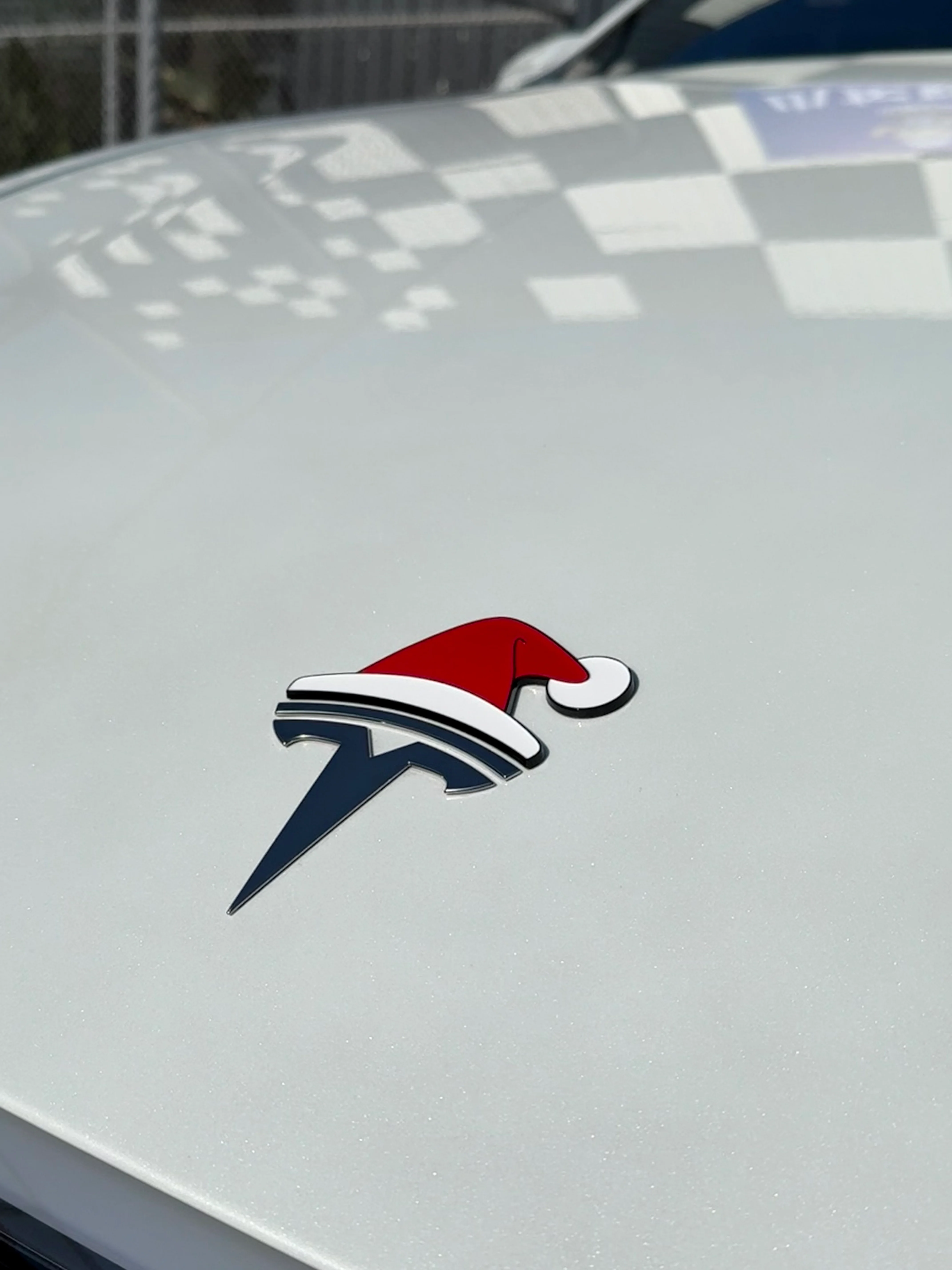🎄Christmas Hot Sale 49% OFF🎅3D Christmas Hat Car Sticker🚗