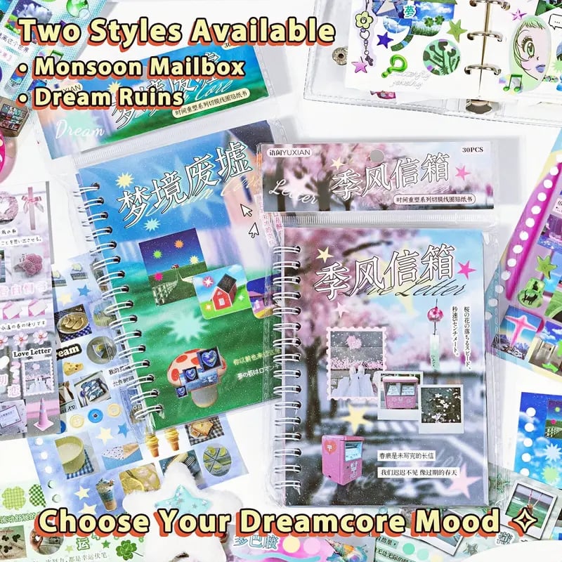 🔥Last Day 50% OFF - Dreamcore Aesthetic Sticker Book