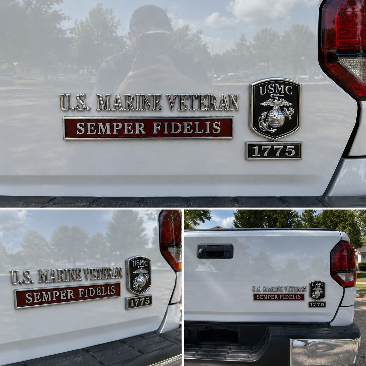 USMC emblem close up