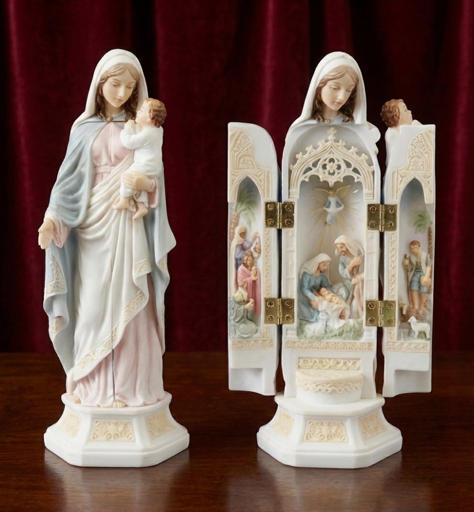 🔥 New Year Hot Sale 49% OFF✝️🙏 Nativity Triptych Statue  — A Sacred Scene in Three Panels ✨🕊️