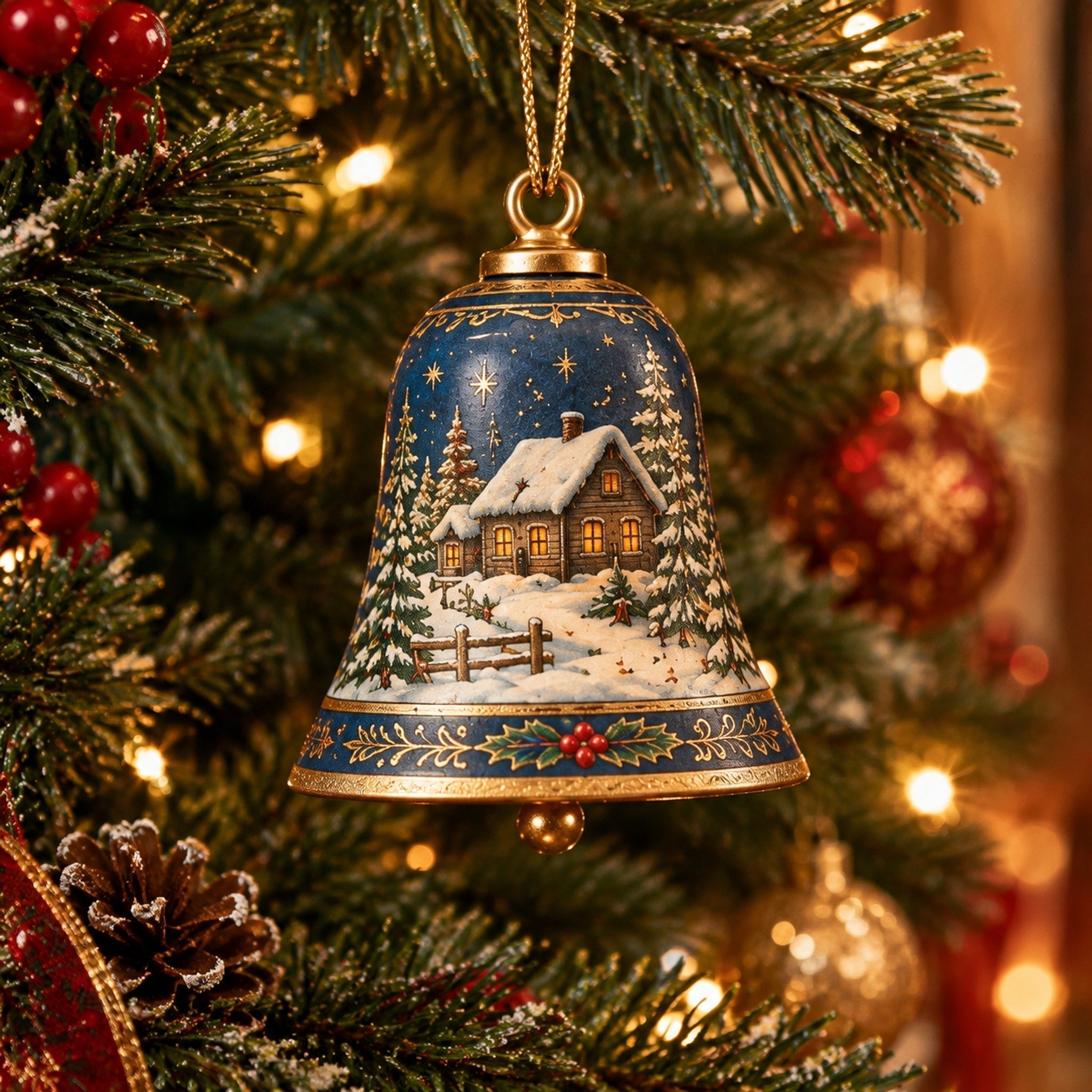 🎅 2026 Christmas Gift 70% Off--🔔✨Vintage Bell Ornament Collection – Festive Holiday Tree Keepsakes