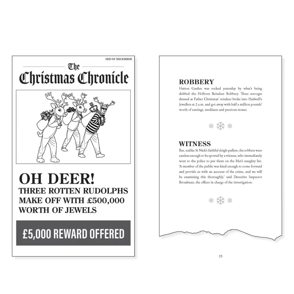 🎄Christmas Sale 49% Off🎁Murder by Christmas: 25 Puzzles to Solve the Crime🕵️🔎