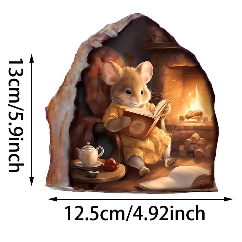 🔥Limited Time Offer!🐭3D Mouse Wall Stickers