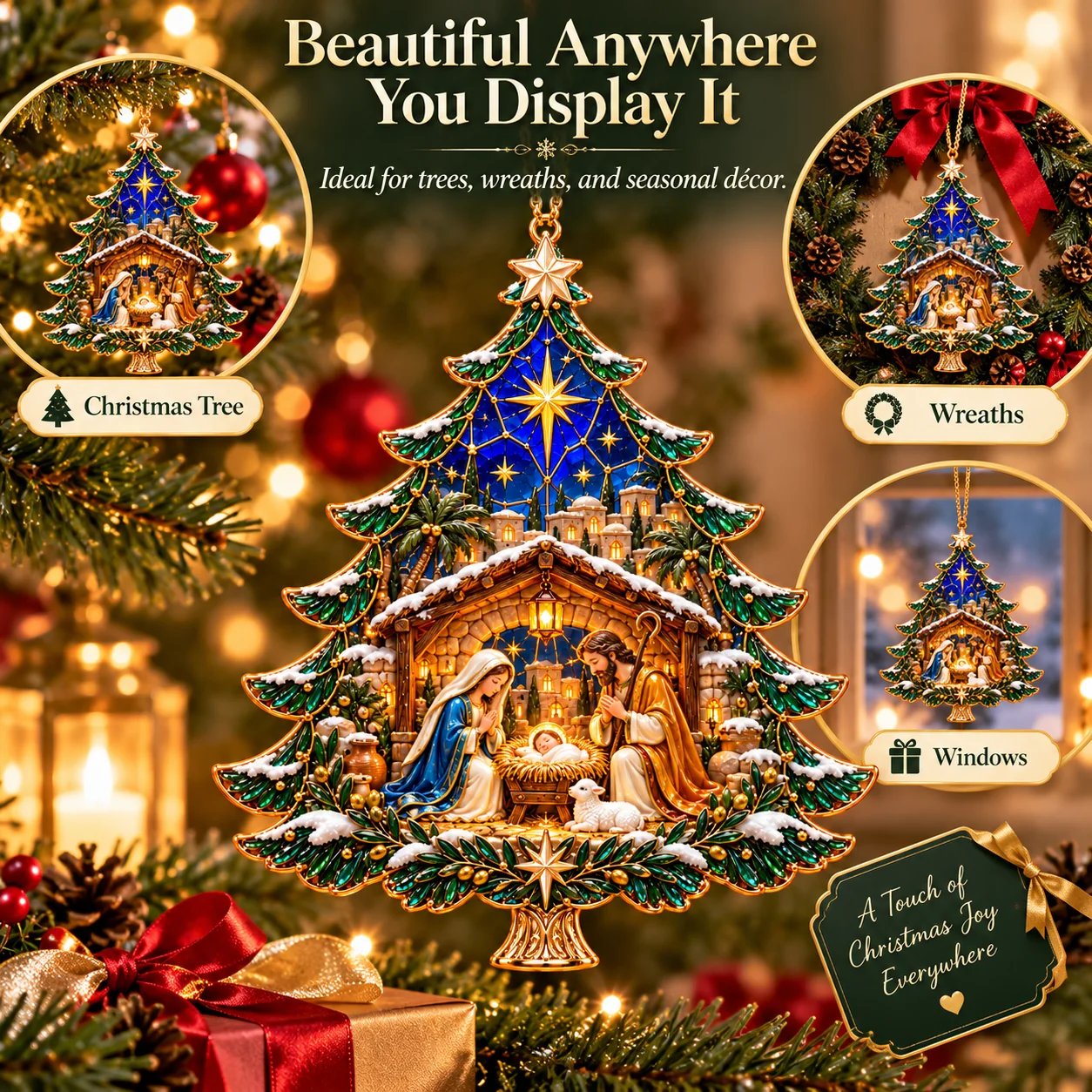 🔥Limited time 70% OFF - 🎄✝️2026 Nativity Christmas Tree Ornament - Bring Faith & Joy to Your Christmas Tree