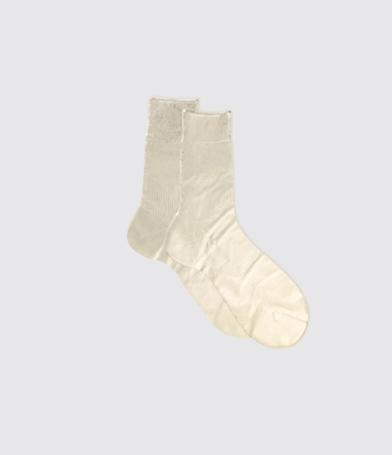 🔥LAST DAY 49% OFF🧦✨ Metallic Silk Sock — Where Luxury Meets Light💖