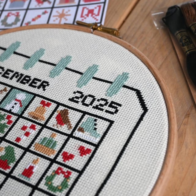 🎄Christmas Sale 49% Off 🧵Cross Stitch Advent Calendar 2025🎨