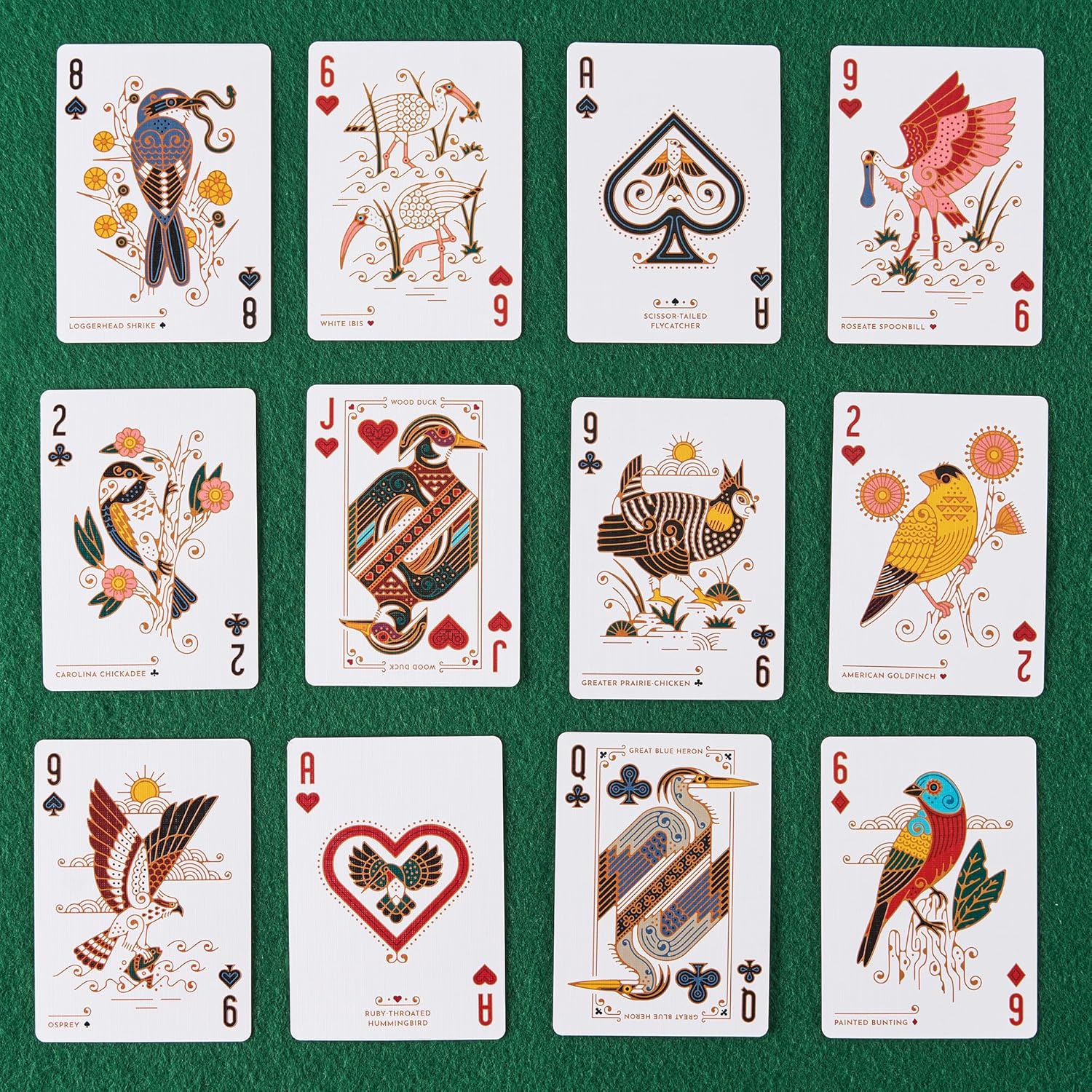 🔥Last Day 49% OFF🔥North American Bird-Themed Playing Cards