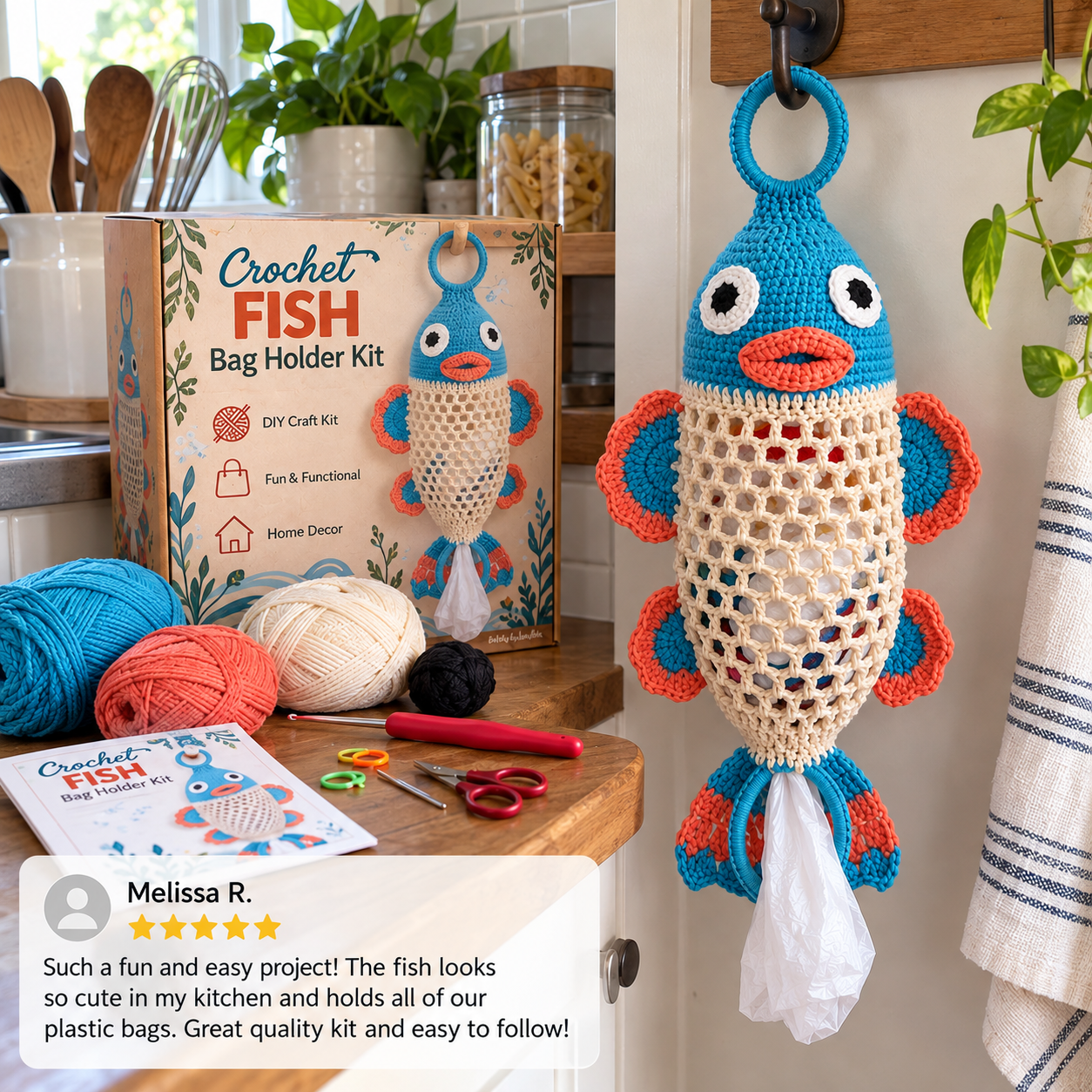Animal crochet bag holder review photo 3 of 7