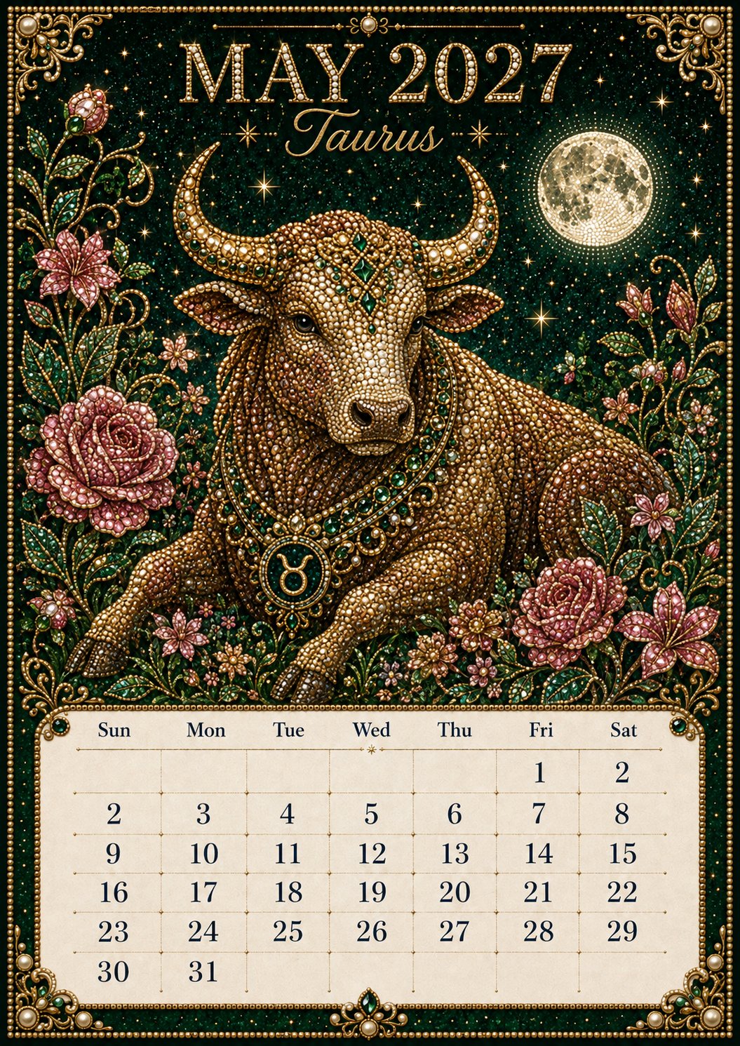 🔥Limited time 70% OFF -♈✨ Beginner-Friendly 2027 Twelve Zodiac Bead Art Calendar Kit – A Sparkling Astrology Craft Journey