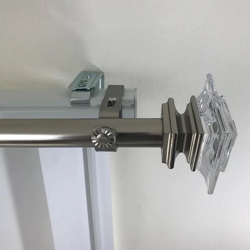 🔥2026 Spring Special Offer: 49% Off - ⚡No Drill Curtain Rod Bracket Attachment over Blinds Curtains🏠