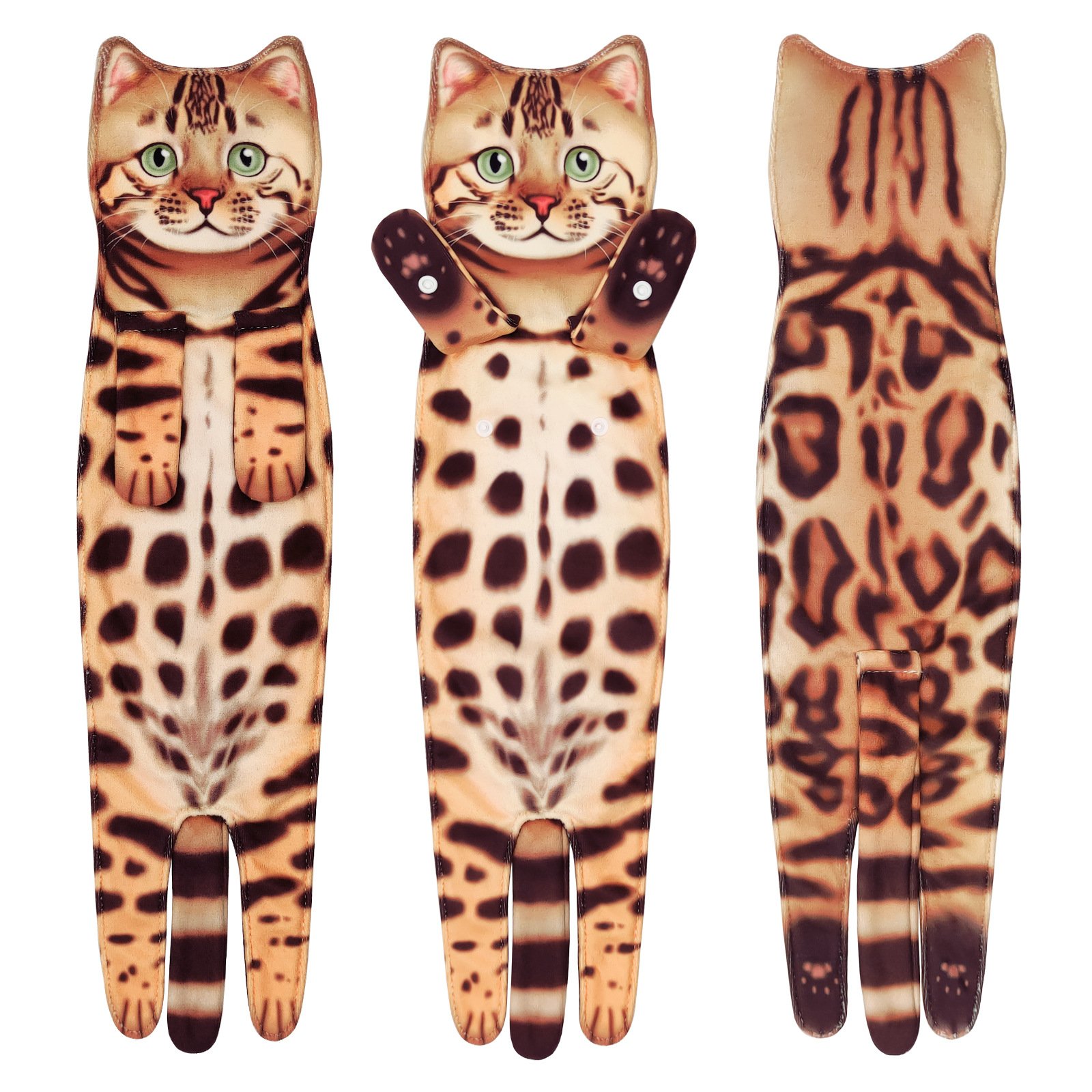 🎄Christmas Sale 49% Off 🎅 Funny Cat Hand Towels🐱