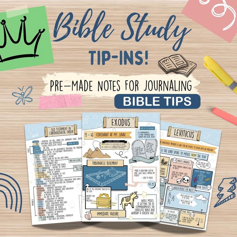 🔥Black Friday 24H Flash Sale 49% OFF✝️Scribble and Scripture Bible Study Tip-Ins📚75 Premium Bible Study Inserts