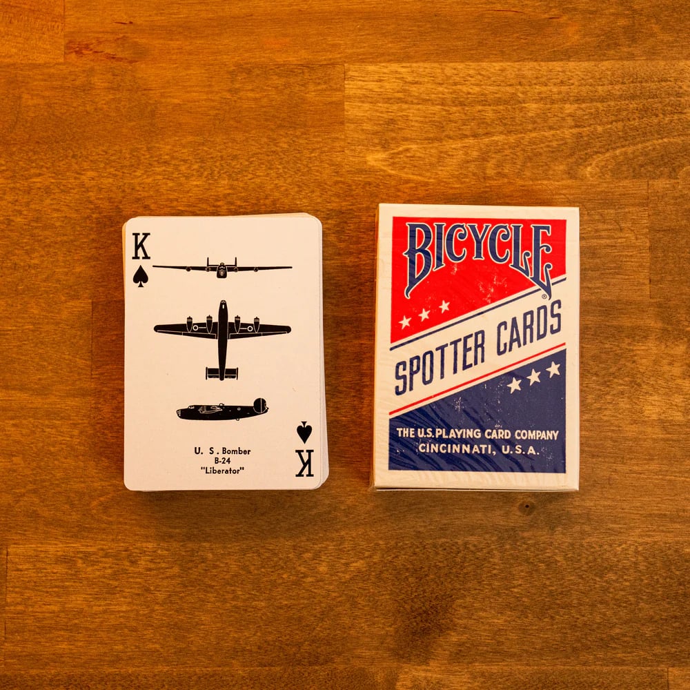 🔥LAST DAY 49% OFF🃏WWII Aircraft Spotter Playing Cards – 1942 Edition💥