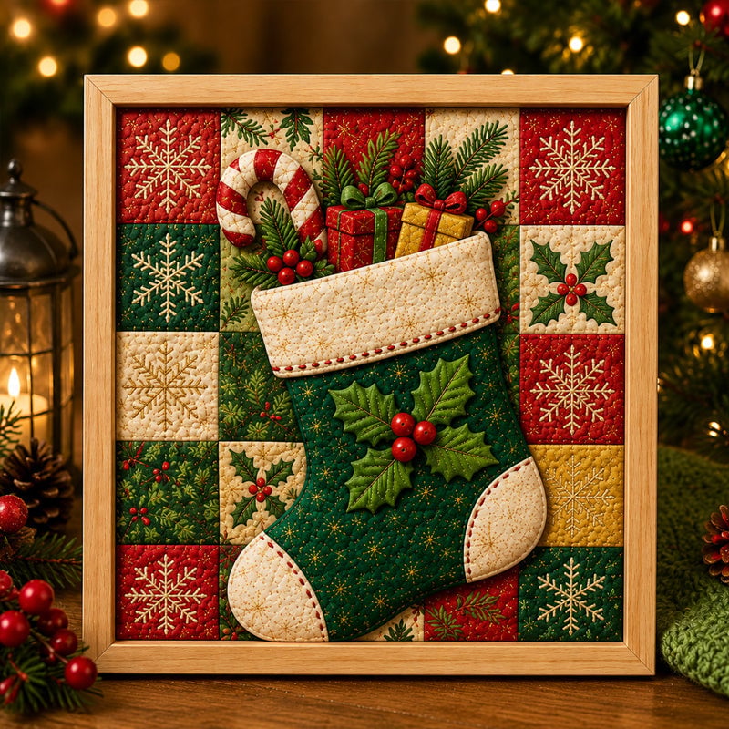 🔥Limited time 70% OFF - 🎅🧵DIY Christmas Fabric Art Painting Kit – Create Your Own Holiday Masterpiece