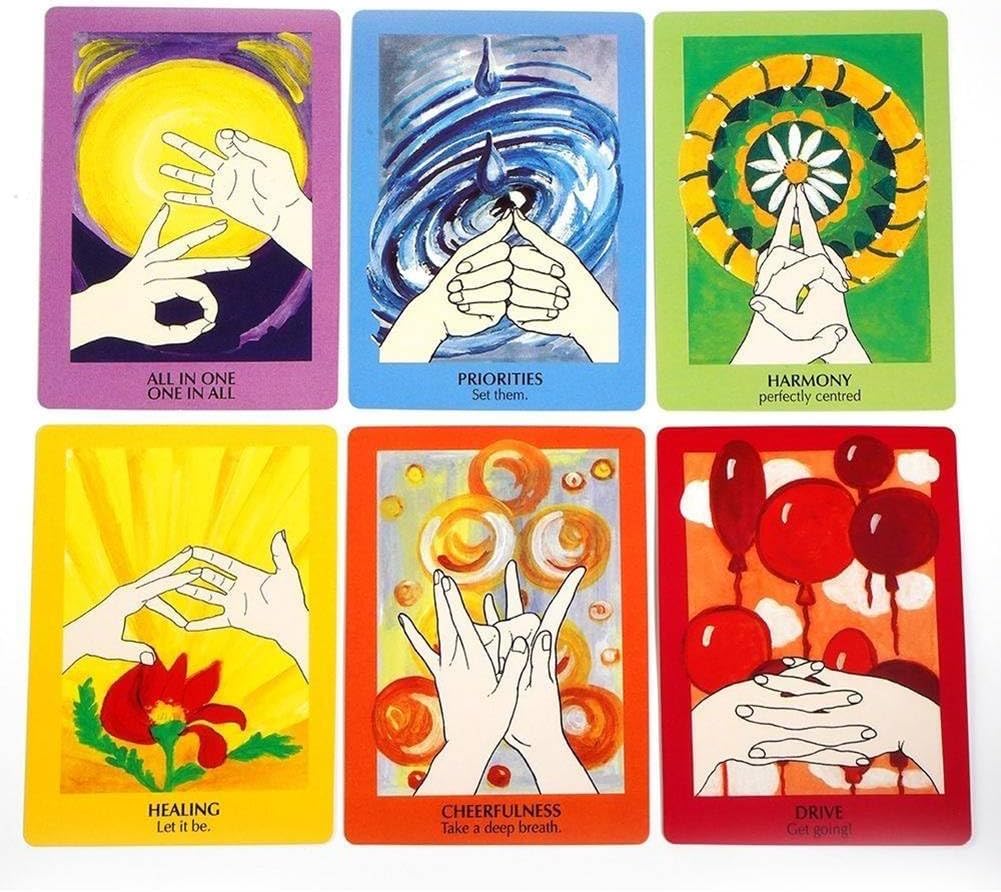 🔥 New Year Hot Sale 49% OFF🙌🧘‍♀️ MUDRA Cards for Body, Mind & Spirit — A Handy Course in Yoga & Spiritual Meditation 📿🌿