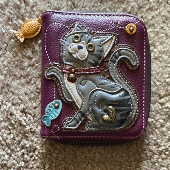 🔥 New Year Hot Sale 49% OFF🐱💼 Zip Around Wallet – Gray Tabby Cat🐾💖