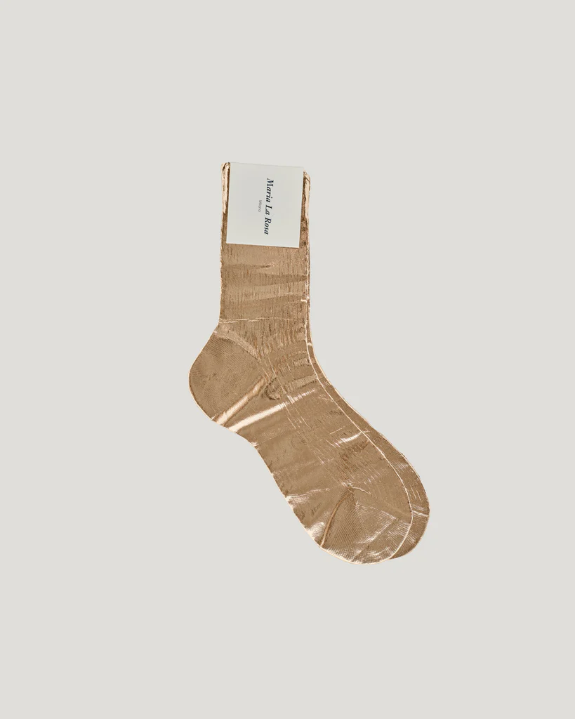 🔥LAST DAY 49% OFF🧦✨ Metallic Silk Sock — Where Luxury Meets Light💖