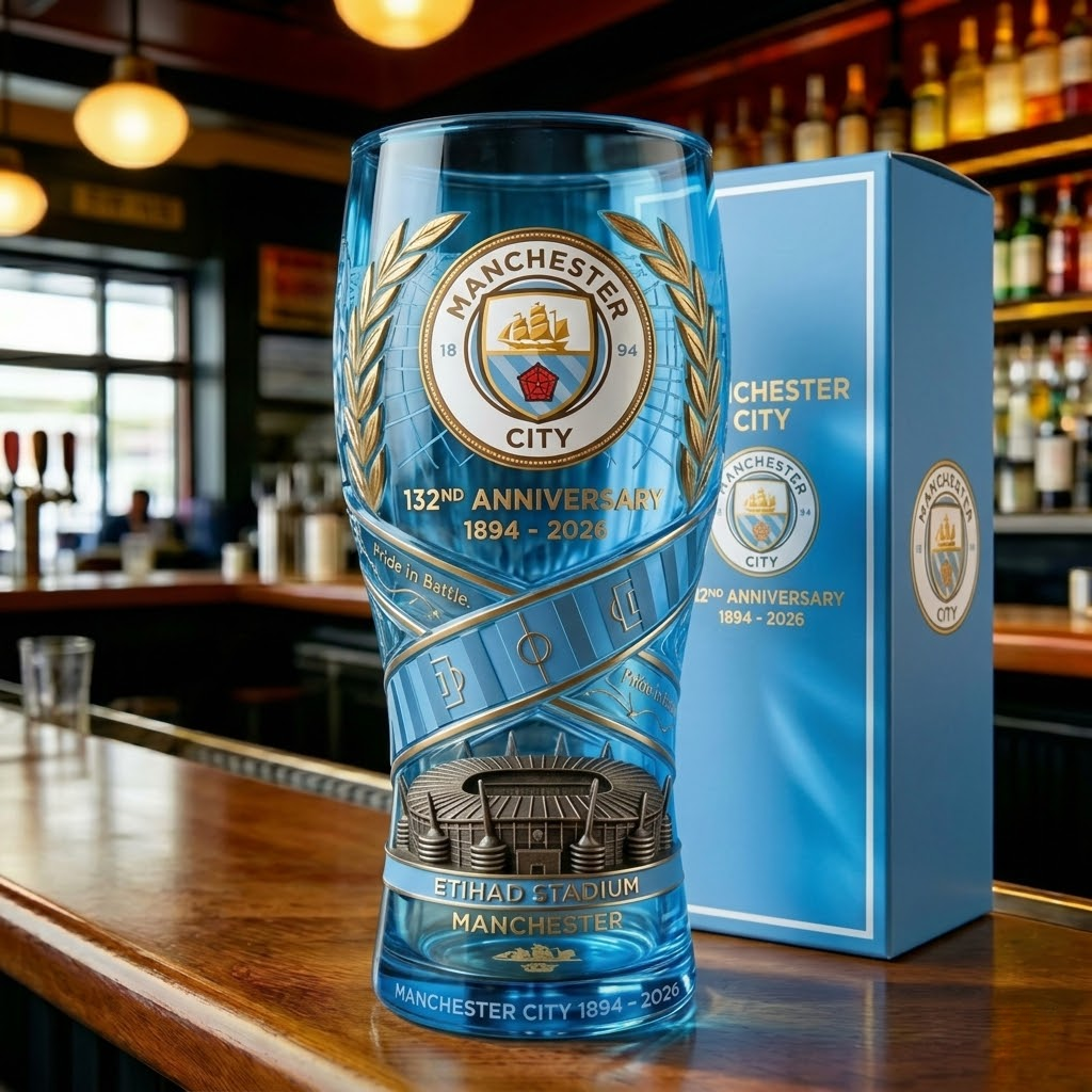 Football Club Anniversary Collector's Edition Glass Series