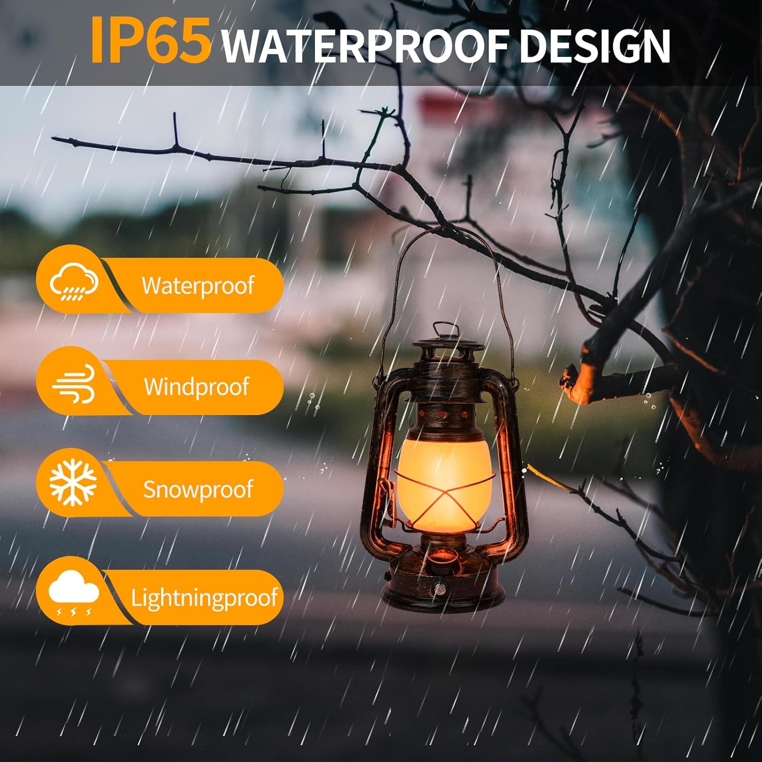 FATA GREUTATE 2 Pack Realistische Flackerflamme Hängende Laterne mit Touch Switch, USB -Ladung, Antike Metall Laterne für Innen Draußen Garten Camping Terrasse Veranda [Energieklasse A]