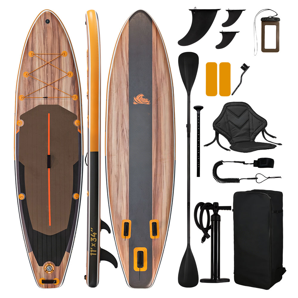 TROPISCHE WALNUSSWELLE SUP BOARD 335cm