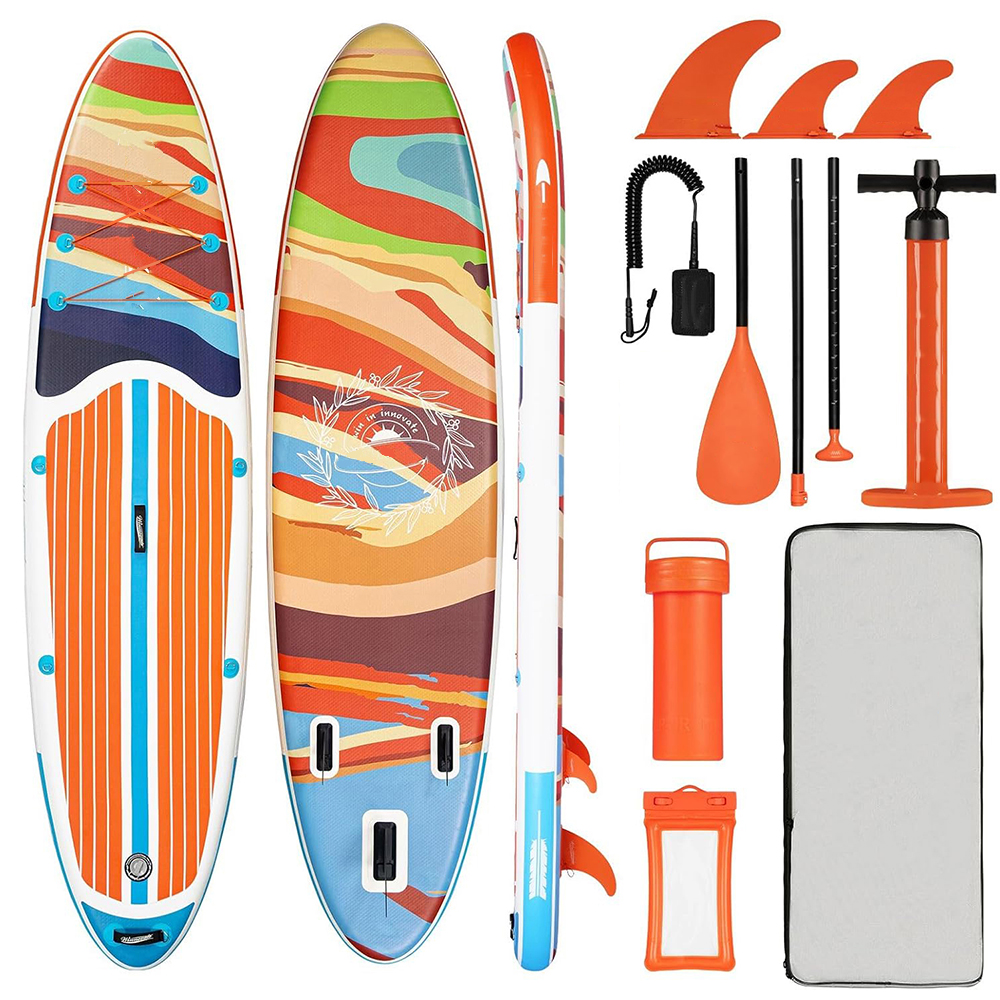 TROPISCHE FARBENWELLE SUP BOARD 335cm