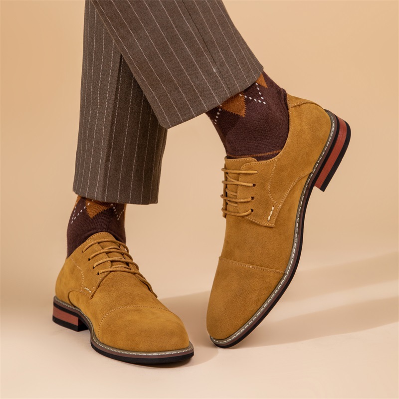 Classic Men's Oxford Comfortable Formal Cap Toe Dress Shoes