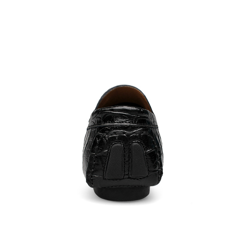 Men's Classic Crocodile Pattern Genuine Leather Loafers
