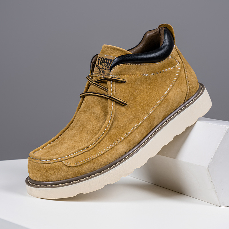 Men's Retro Casual Leather Boots | Pigskin Upper | KaranMore