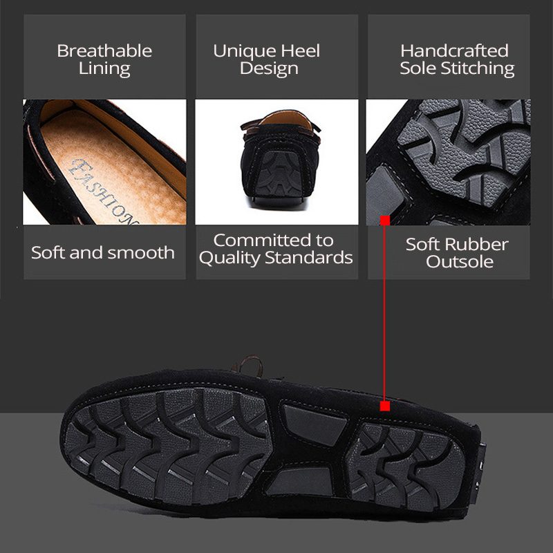 Men's Fashionable Loafers Comfortable Slip-On Driving Shoes