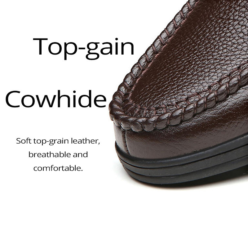 Men's Leather Dress Shoes Slip-on soft-soled Loafers