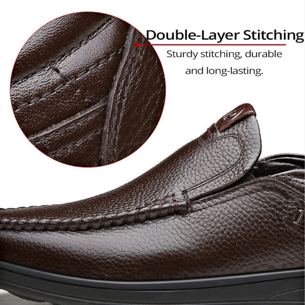 Men's Leather Dress Shoes Slip-on soft-soled Loafers