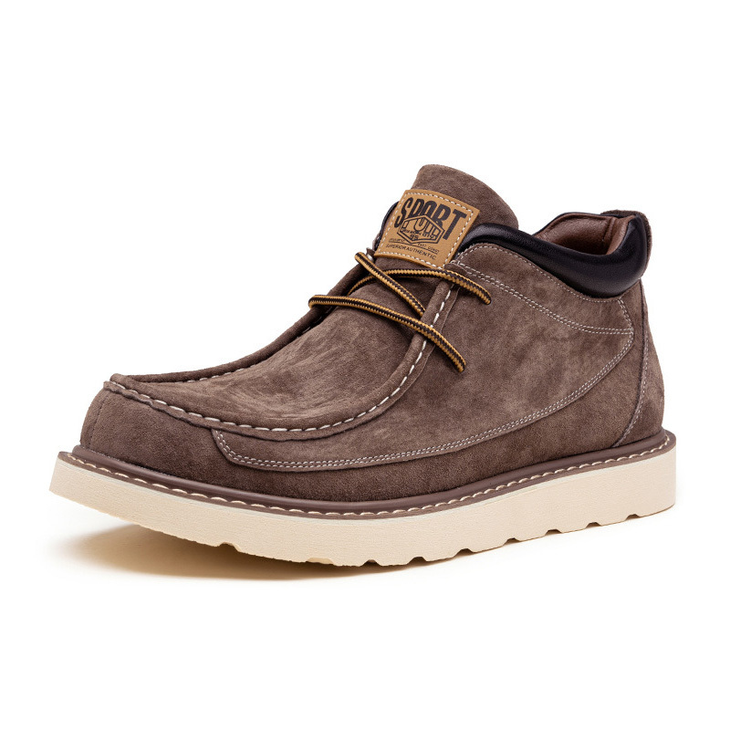 Men's Retro Casual Leather Boots | Pigskin Upper