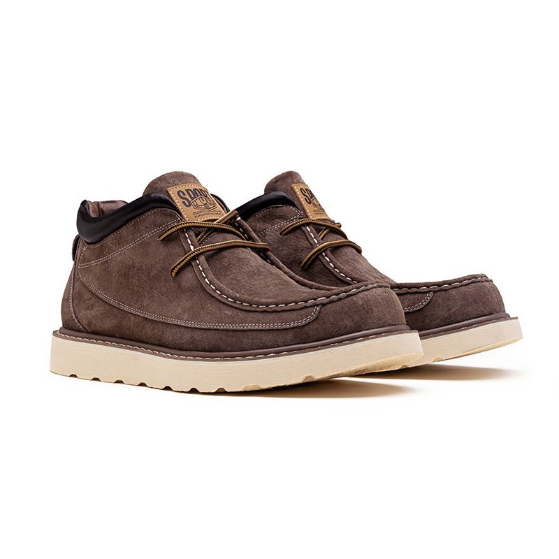 Men's Retro Casual Leather Boots | Pigskin Upper