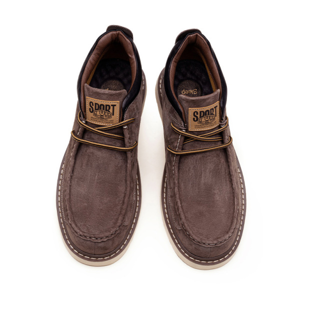 Men's Retro Casual Leather Boots | Pigskin Upper