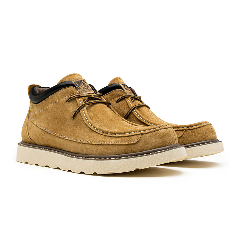 Men's Retro Casual Leather Boots | Pigskin Upper