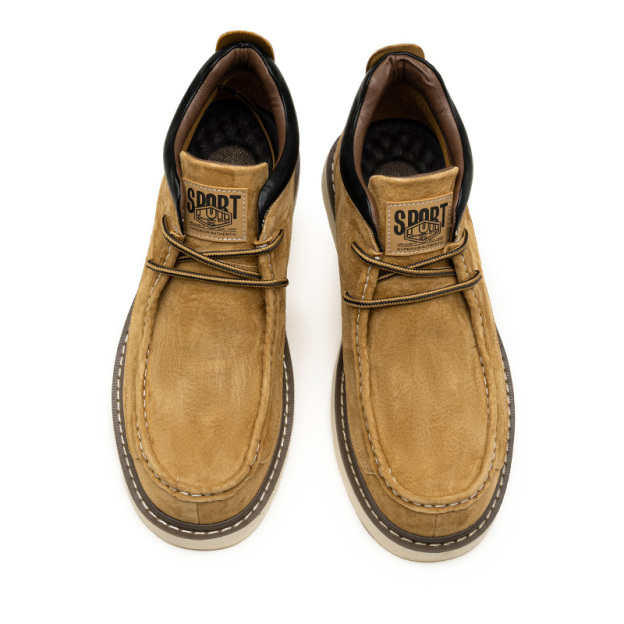 Men's Retro Casual Leather Boots | Pigskin Upper