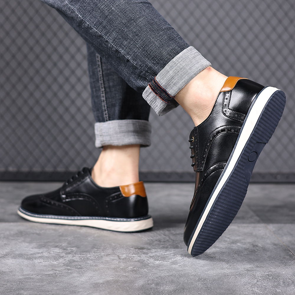 Men's Brogue Derby Casual Shoes